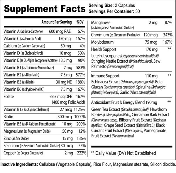 CompleteMultivitaminSupplementFacts.jpg Complete Multivitamins For Men