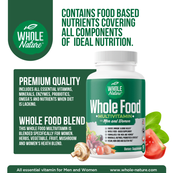 Whole Nature Whole Food Multivitamin For Men & Women
