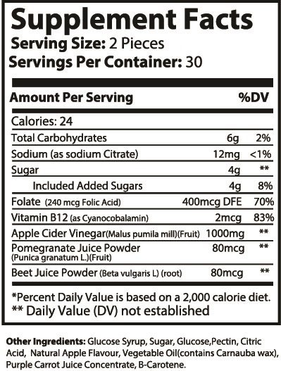 Pure Apple Cider Vinegar Gummies