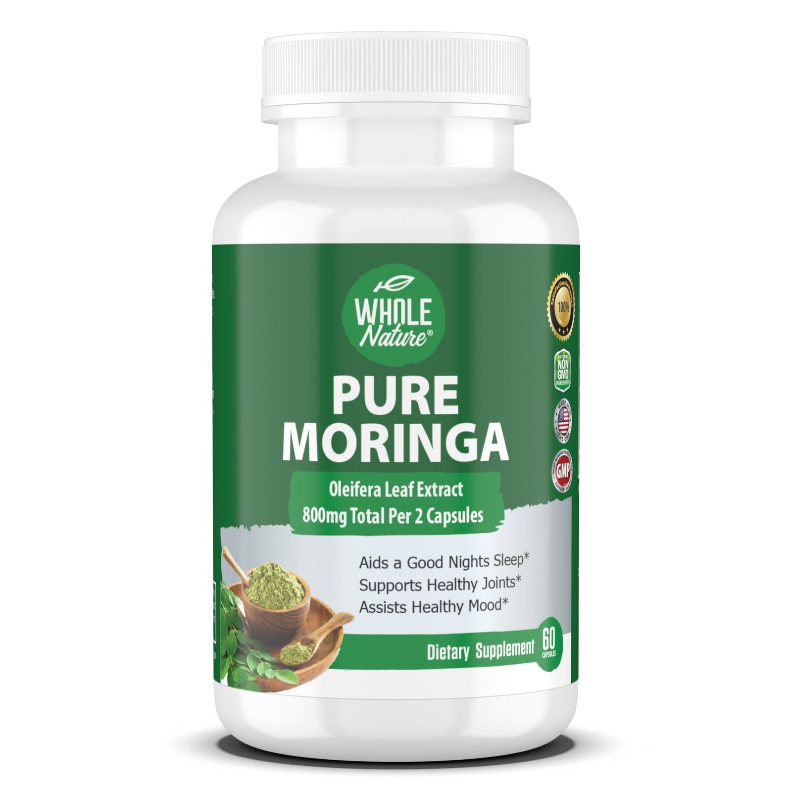 front_6c5a418f-4a9c-4cb7-870a-10459585a896.jpg Moringa Capsules, 800mg Organic Moringa Oleifera